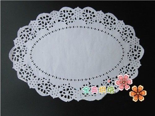 Papel nrendado oval