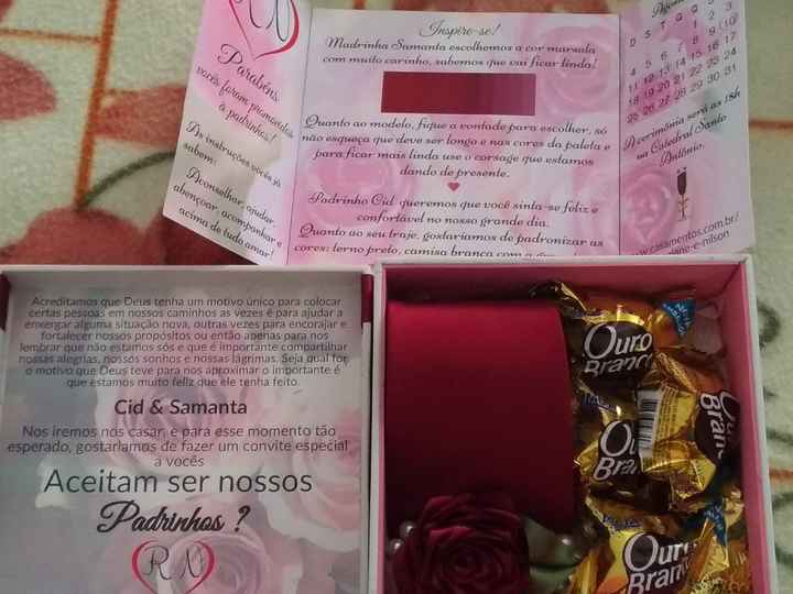 Caixinhas dos padrinhos faça você mesmo!!! - 1