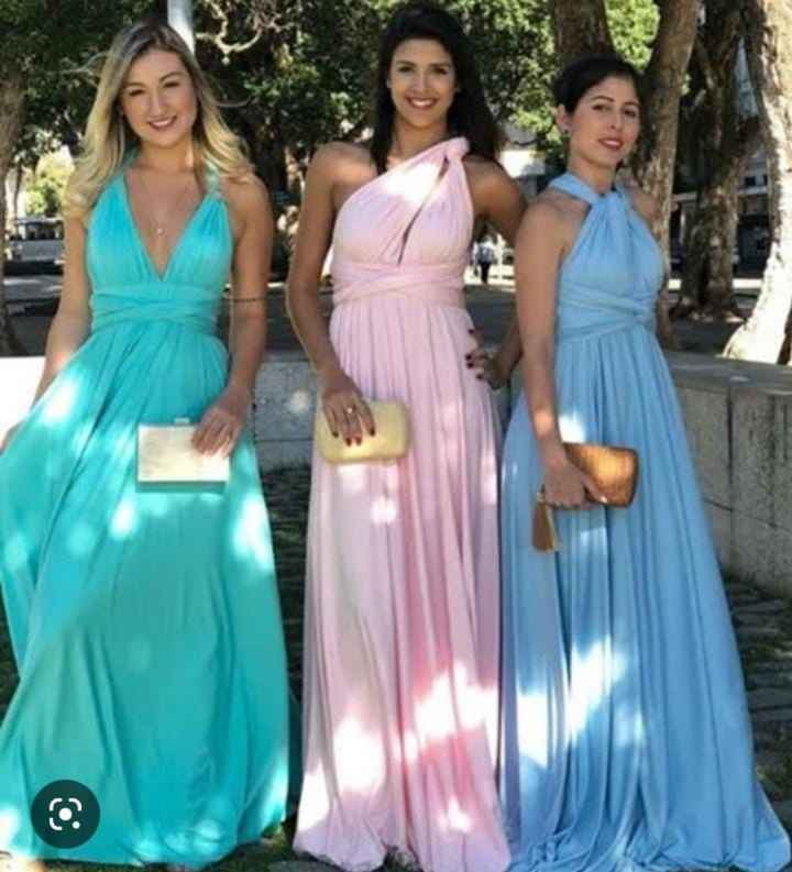 Vestido de madrinha x vestido de noiva - 2