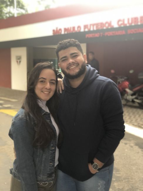 Esses somos nós dois, iremos compartilhar com vocês toda a nossa trajetória até o altar!