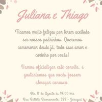 Jantar dos Padrinhos