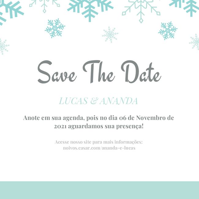 Meus Save The Date #vemver 1