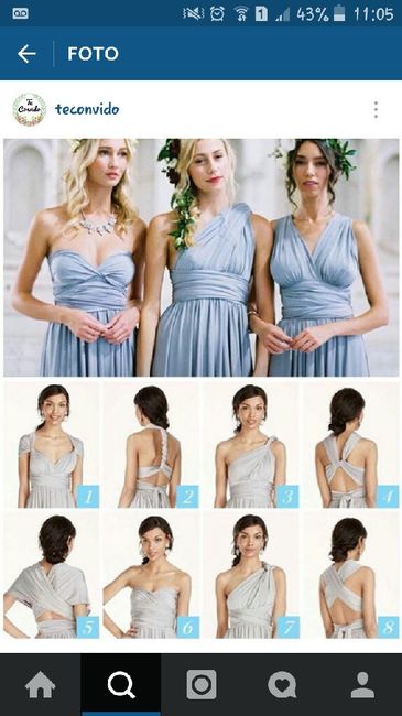 Madrinhas com a mesma cor de vestido - 1