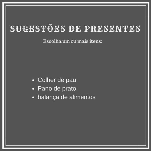 Chá de cozinha... - 1