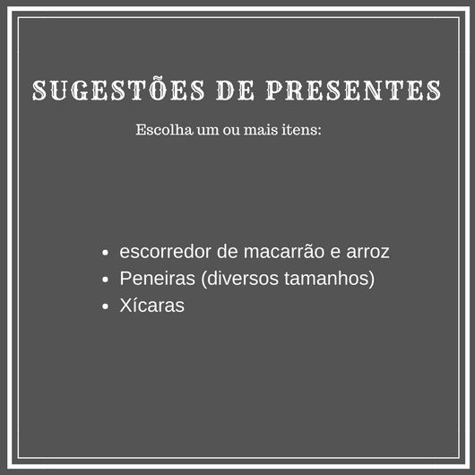 Chá de cozinha... - 7