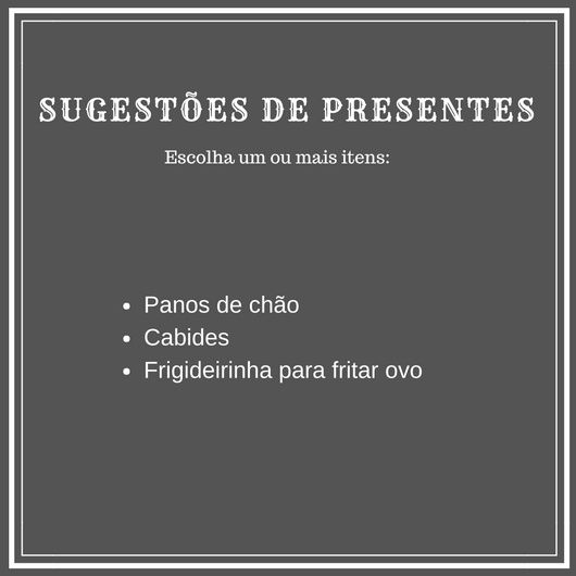 Chá de cozinha... - 26