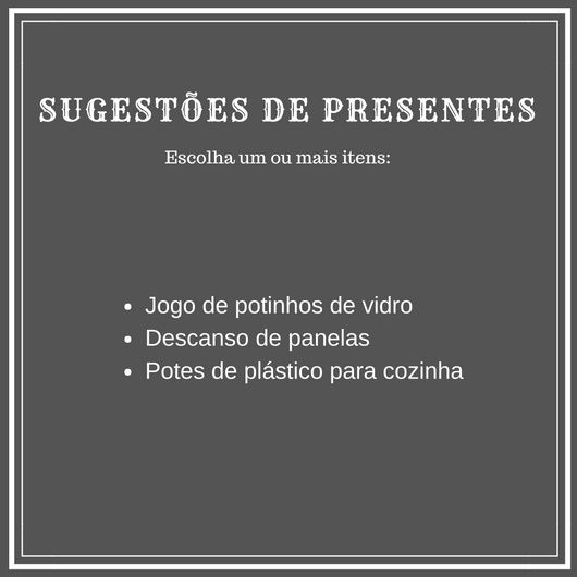 Chá de cozinha... - 28