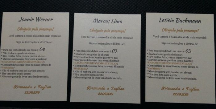 Informações para os convidados