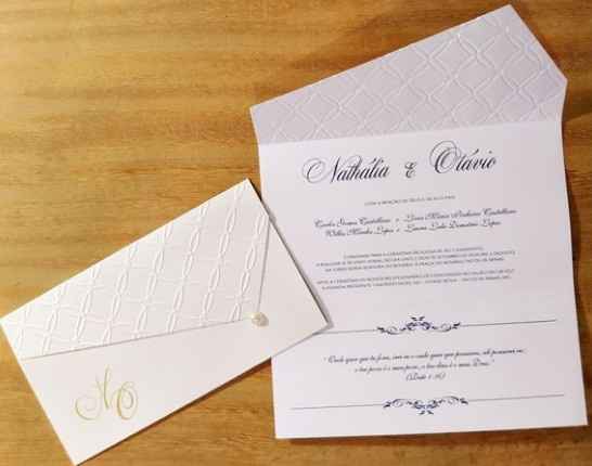 Convite de casamento