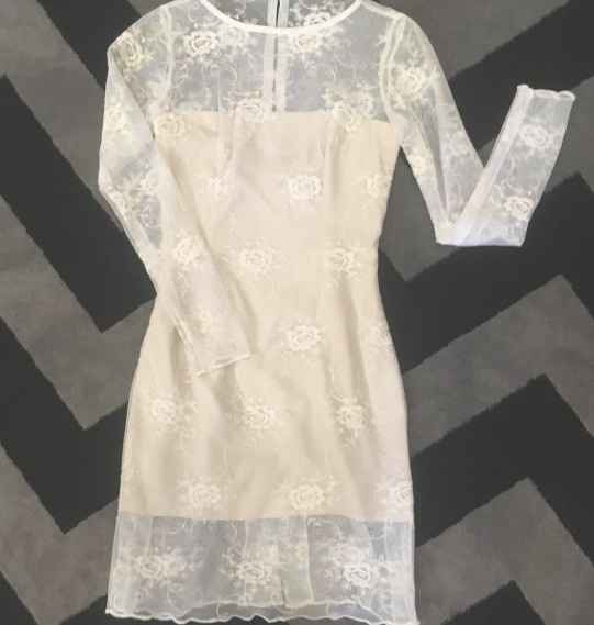 Vestido casamento civil/balada da recepção