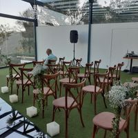 Decoração da cerimônia