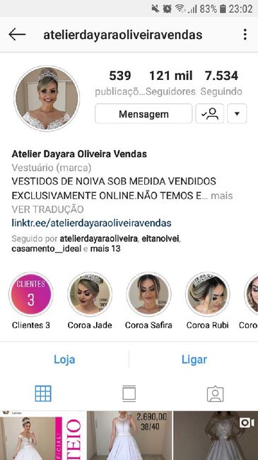 Vestido de Noiva Dayara Oliveira - 1