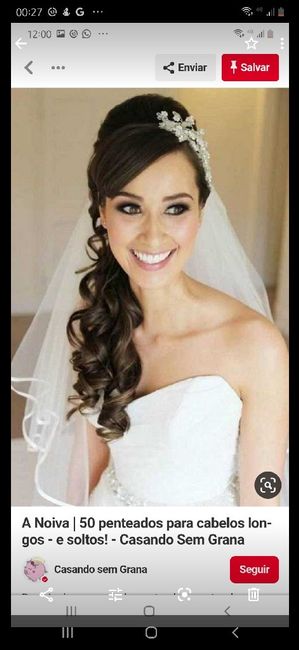 Penteado soltinho para o casamento - 1