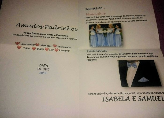 Minha caixa dos padrinhos ficou pronta! - 1