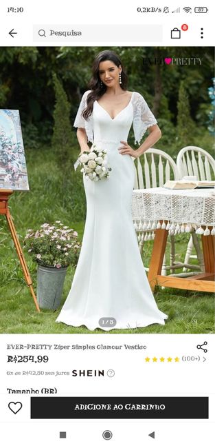 Cívil com vestido da Shein 1