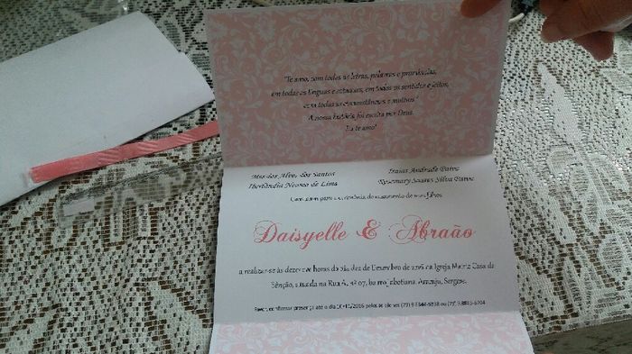 Eu fiz meus convites, vem ver! !! - 2