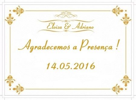 Tag - Agradecimento! 