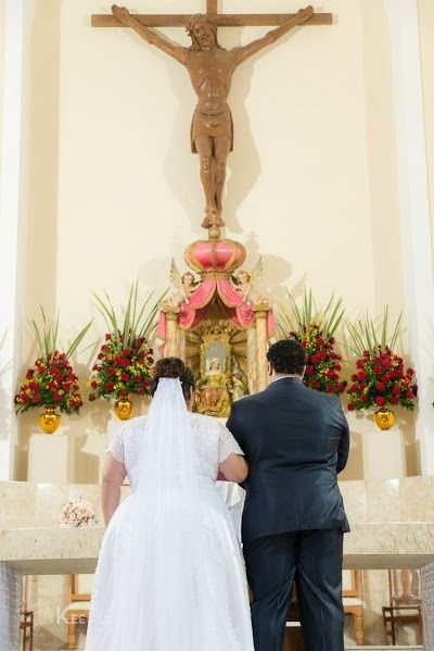 Na igreja