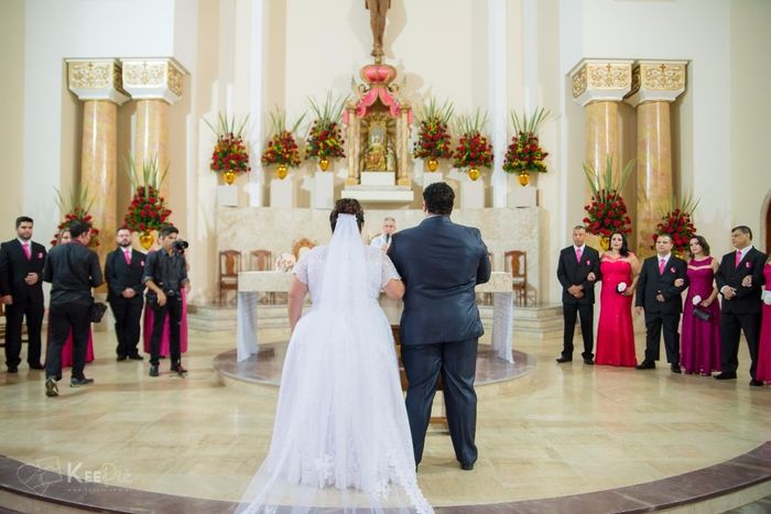 Na igreja