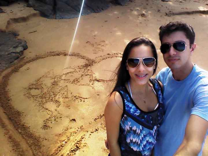 Pedido de casamento na praia!! 