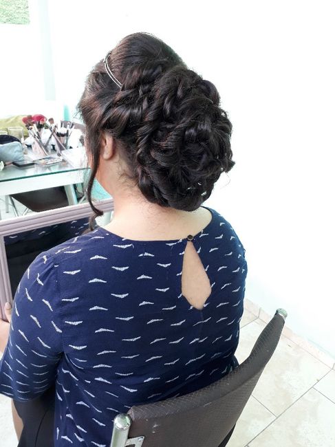Minha prévia do cabelo e make 😍😍 - 3