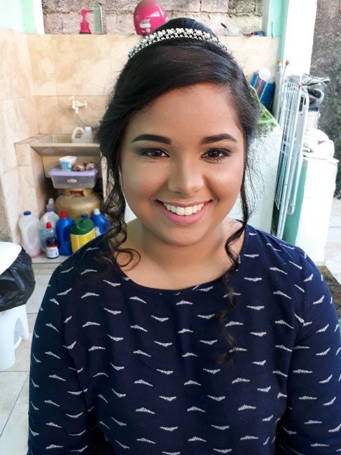 Minha prévia do cabelo e make 😍😍 - 10