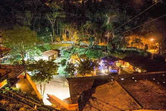 A noite é lindo lá 