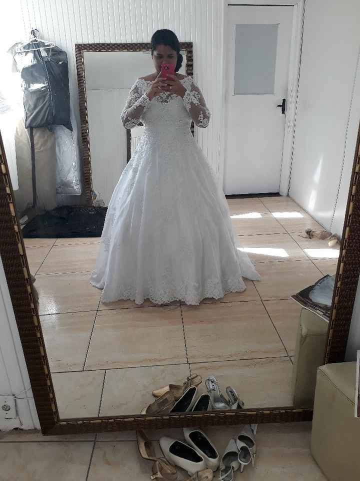 última prova do vestido! 😍😍 - 3