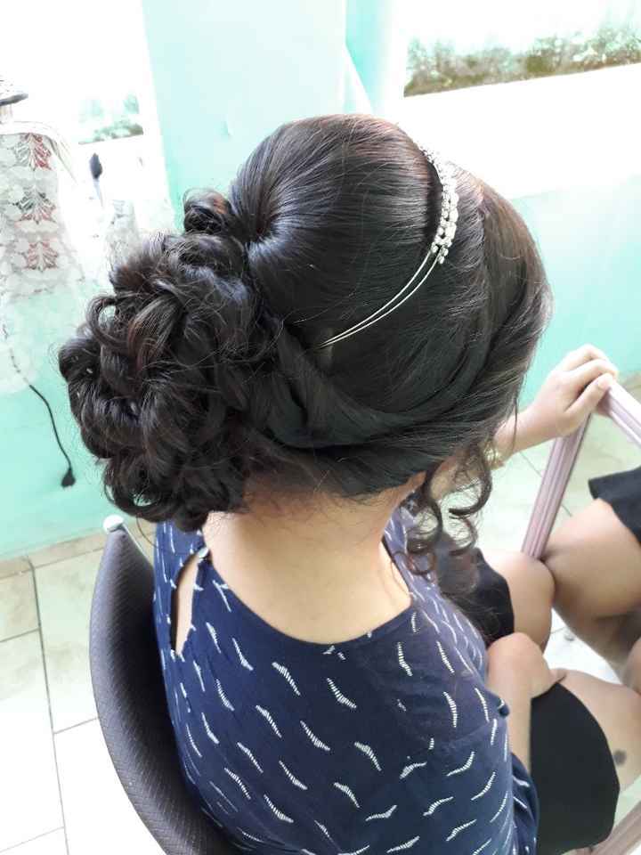 Minha prévia do cabelo e make 😍😍 - 8