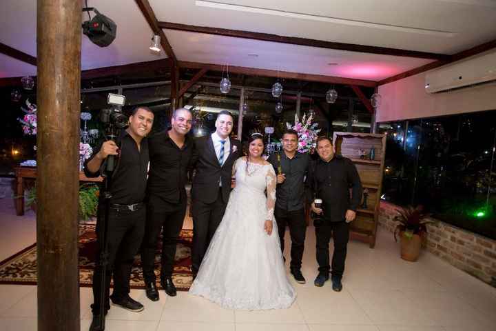 Equipe de foto e filmagem 
