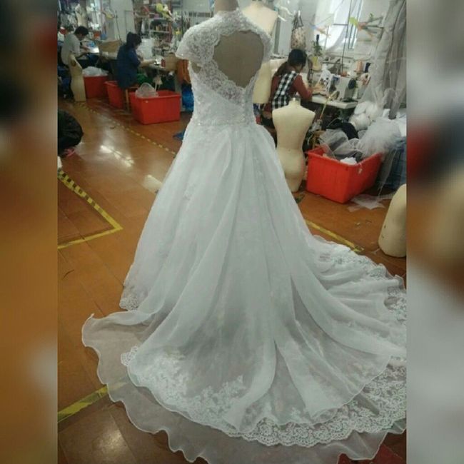  Meu tão sonhado Vestido de Noiva - Ali Express - 2