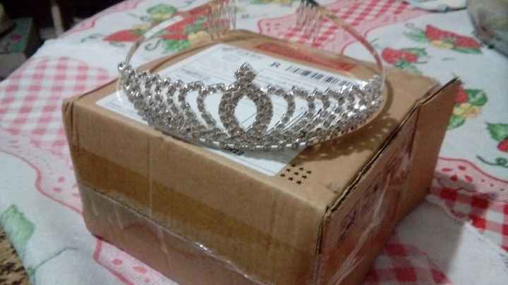  Minha coroa Ali Express chegou!! 😍 - 1