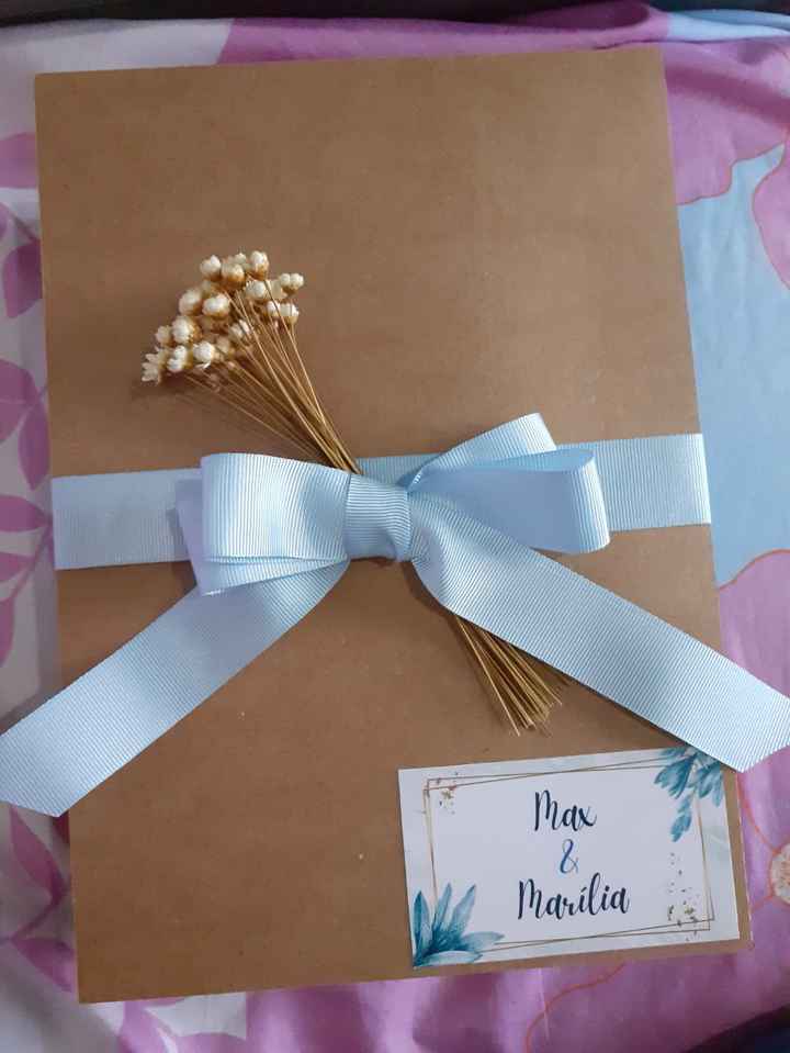 convite e manual dos padrinhos  💙 - 1
