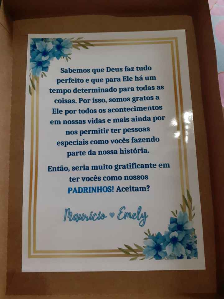 convite e manual dos padrinhos  💙 - 4
