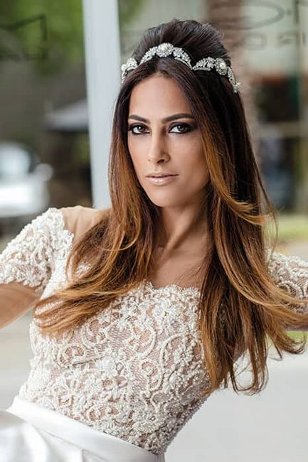 Dicas de cabelo liso para noivas/ como deixar cacheado? 14