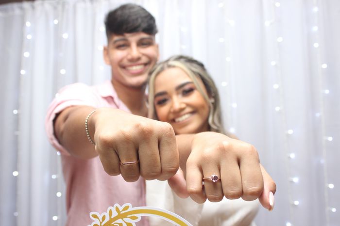 3 anéis de noivado em jogo: qual você escolhe? 💍💍💍 1