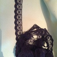 2º Etapa: Medir e cortar a renda no tamanho do corpete