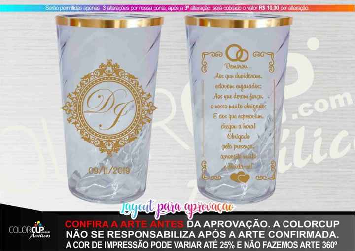 Frente e Verso. Ele ficou desse jeitinho 