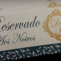 Plaquinha Reservado