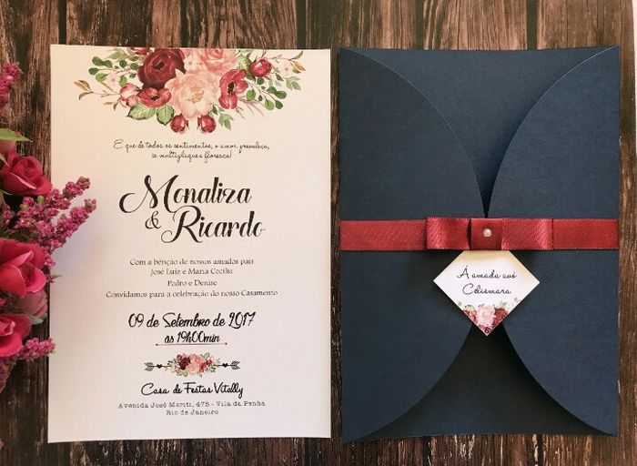  Meu próprio save the Date! Apaixonadissima. - 2