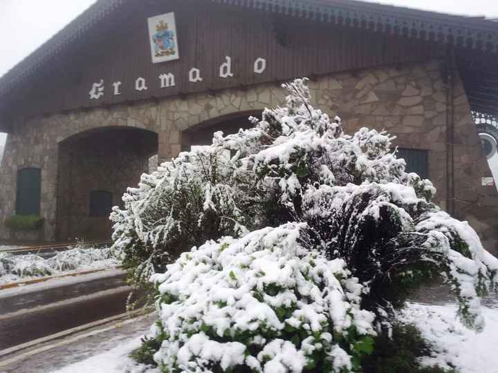 Neve em Gramado