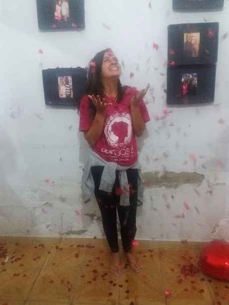 Noivinha feliz