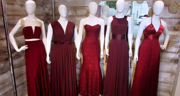 vestidos de madrinha tom marsala