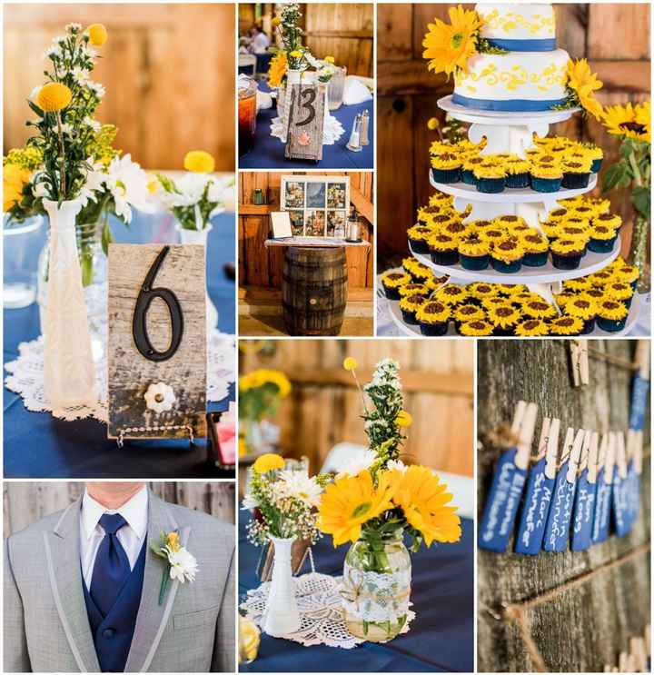 No tom de azul com amarelo!