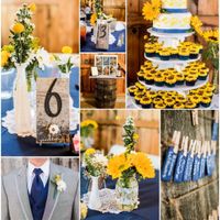 No tom de azul com amarelo!