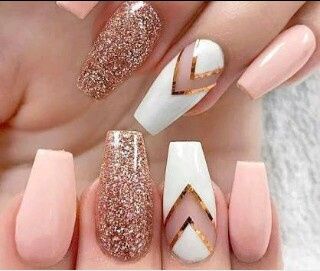 Inspirações de unhas decoradas para noivas💅 3