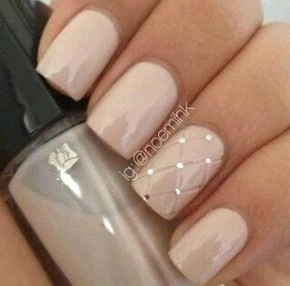 Inspirações de unhas decoradas para noivas💅 16