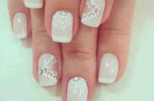  Inspirações de unhas decoradas para noivas💅 - 2