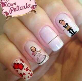  Inspirações de unhas decoradas para noivas💅 - 11