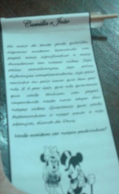 Convites para padrinhos - 1